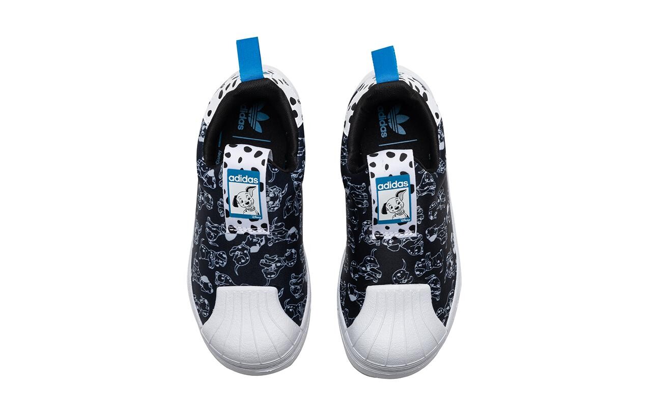 Adidas originals Superstar Series Kids Кроссовки для скейтбординга для детей, Black/White — фото 3