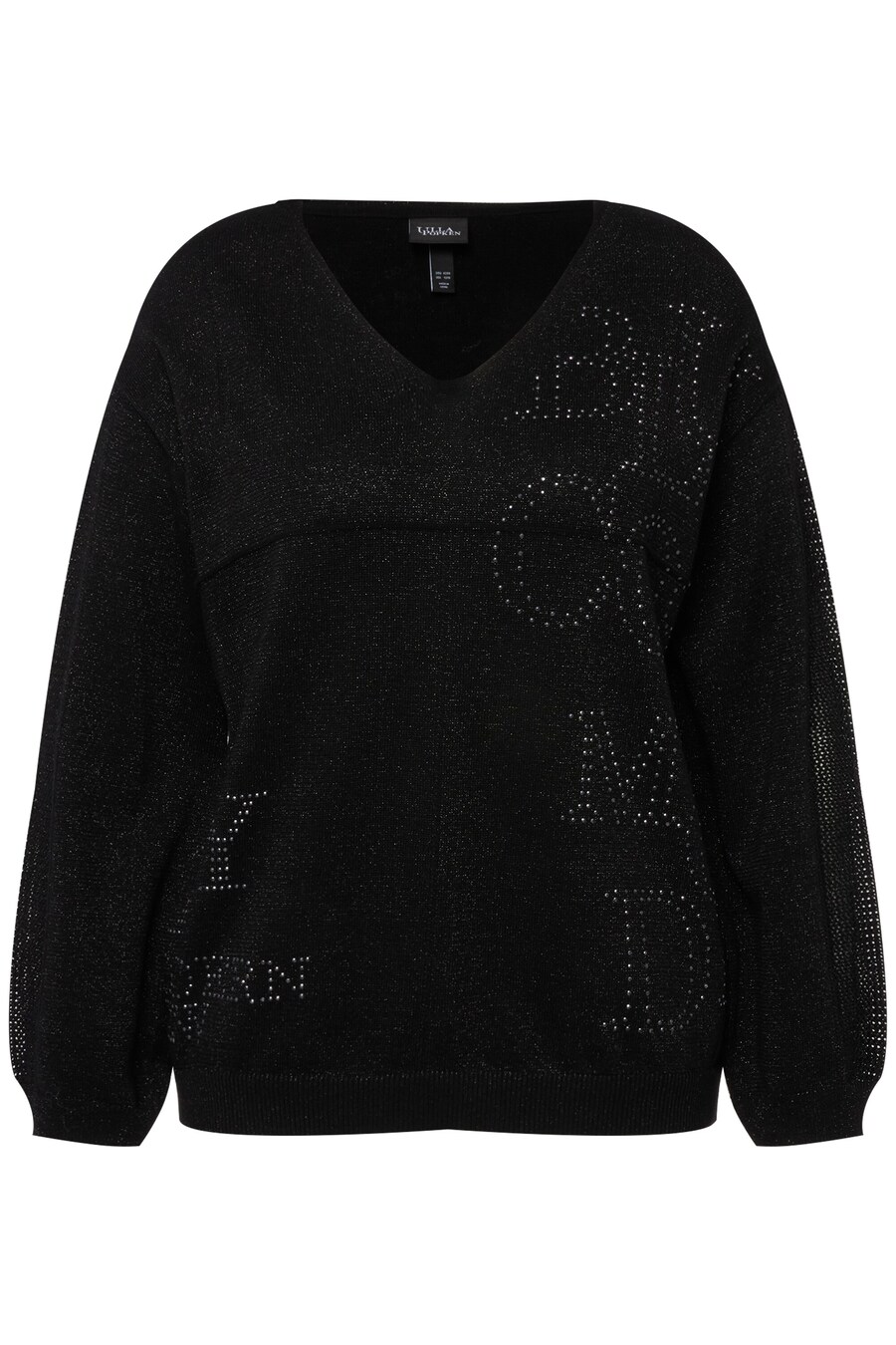 

Тонкий вязаный свитер Ulla Popken Sweater, черный