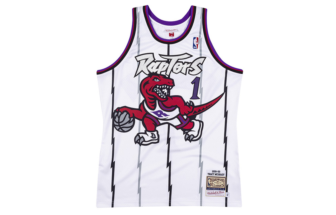 

Оригинальная майка Mitchell & Ness «NBA Toronto Raptors 98 Tracy Mcgrady» Mitchell Ness, белый
