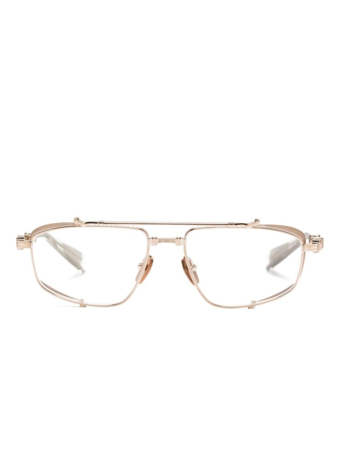 

Balmain Eyewear очки-пилоты в двух тонах, золотистый