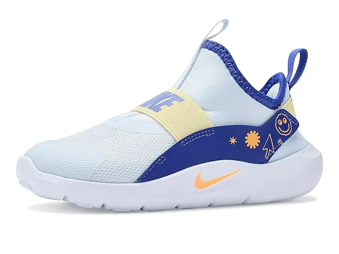 Кроссовки повседневные Flex Runner 4 SE Nike Kids, Football Grey/Laser Orange/Lapis