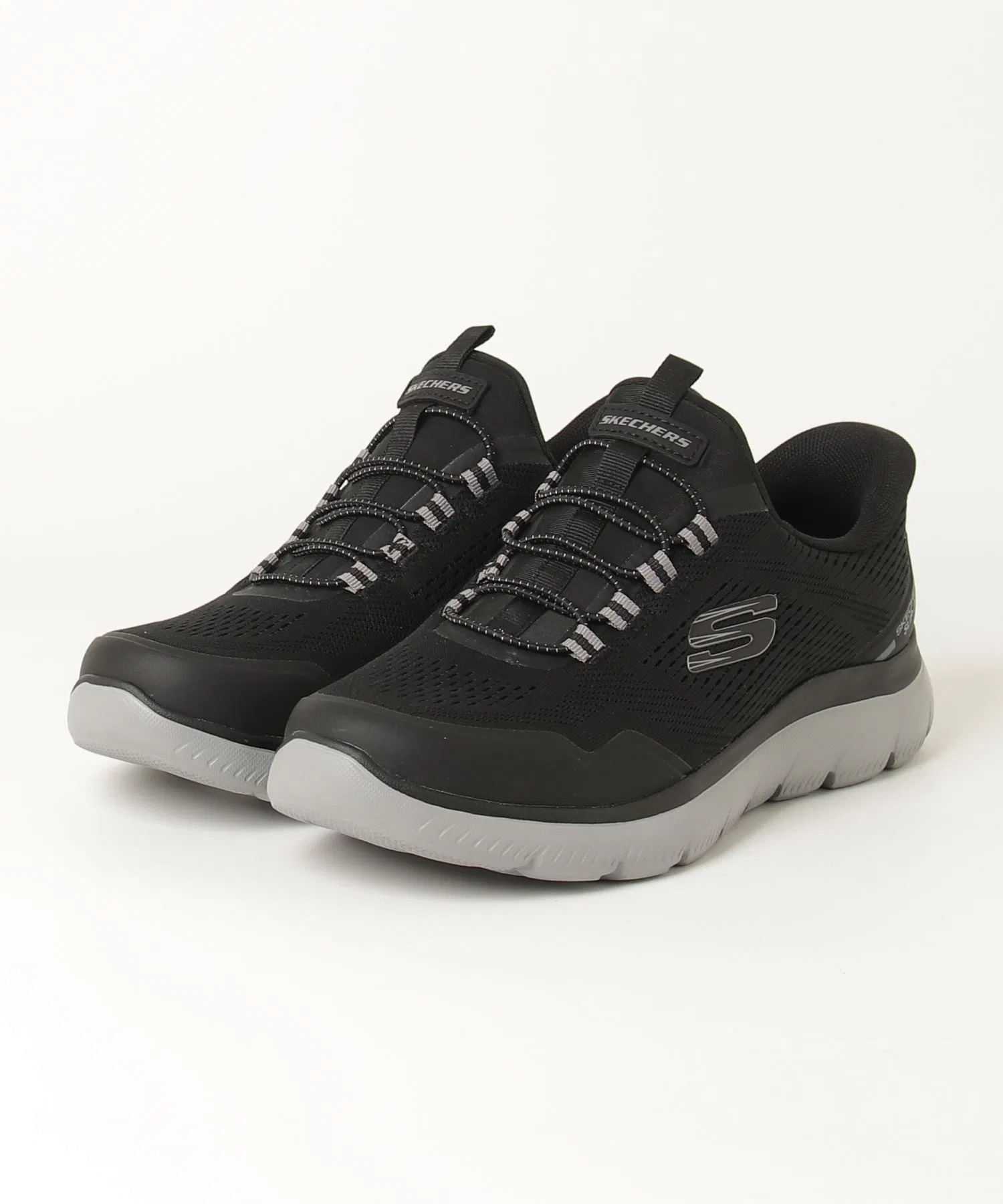 Мужские кроссовки SKECHERS SUMMITS - TOP RATE чёрные