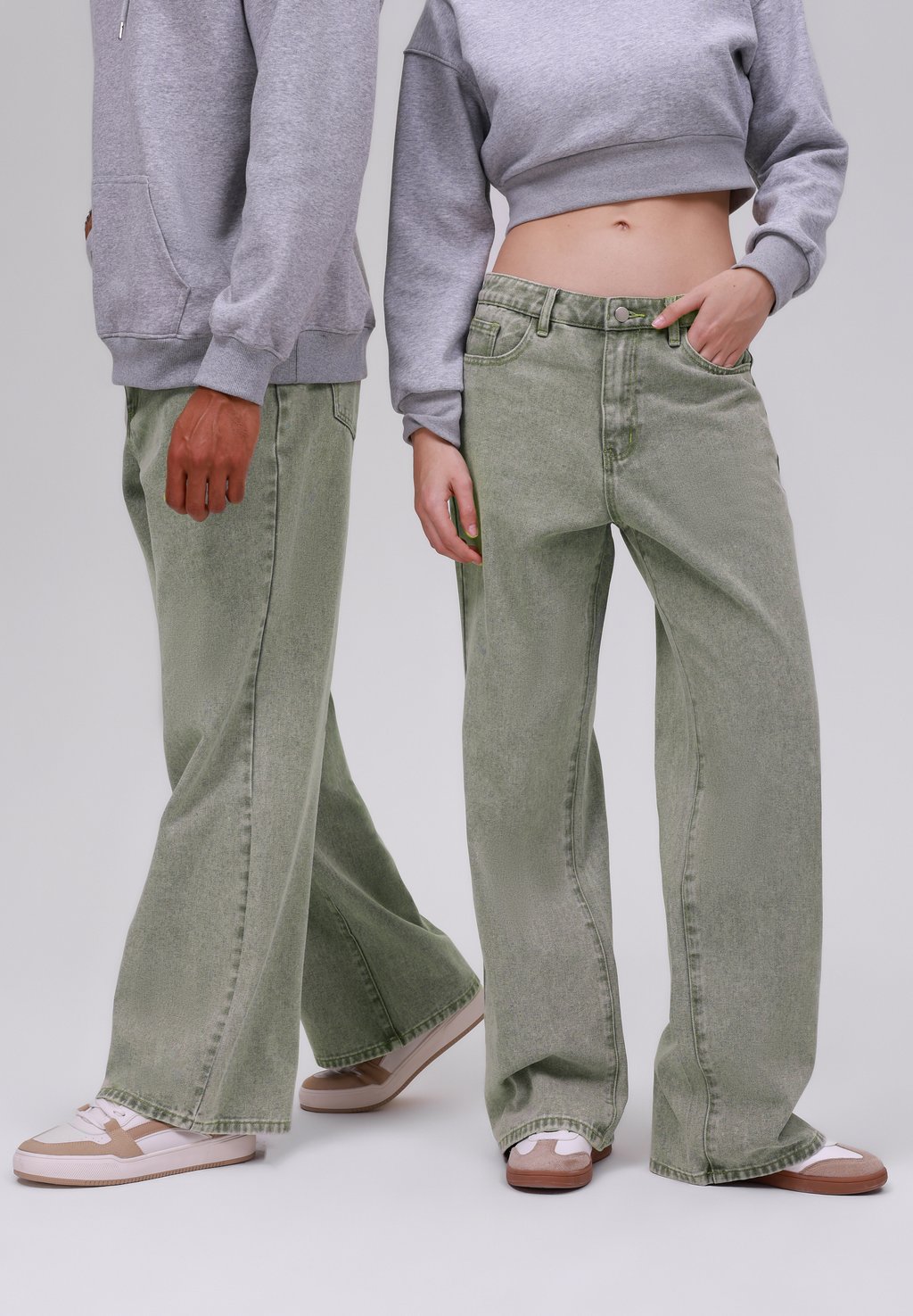 

Свободные джинсы UNISEX YOURTURN by Zalando, оливковый