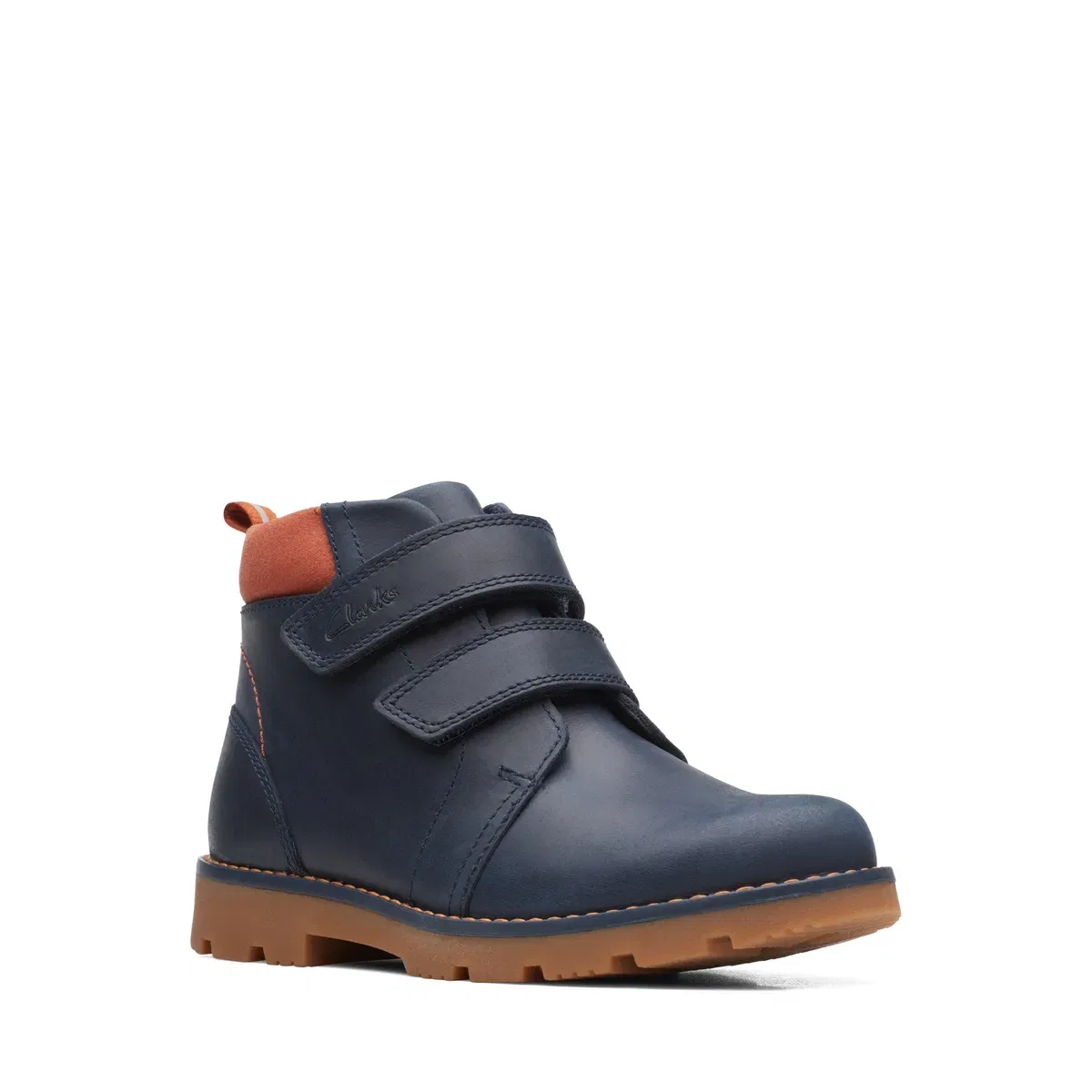 Детские ботильоны на ремешке Heath Strap Kid Clarks, Blue — фото 2