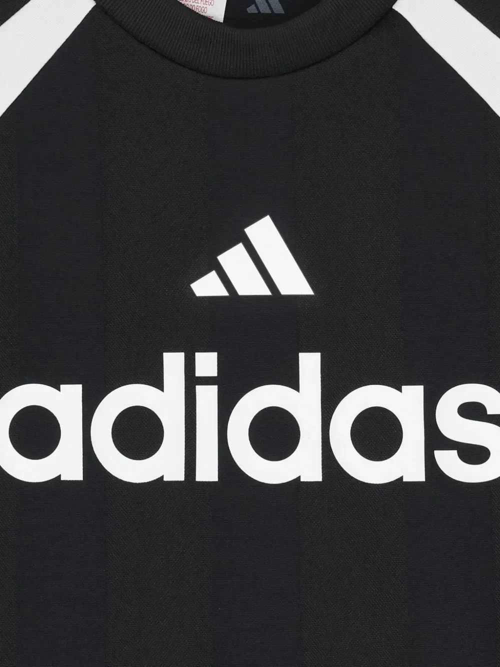 Футболка с логотипом Adidas Kids, черный — фото 3