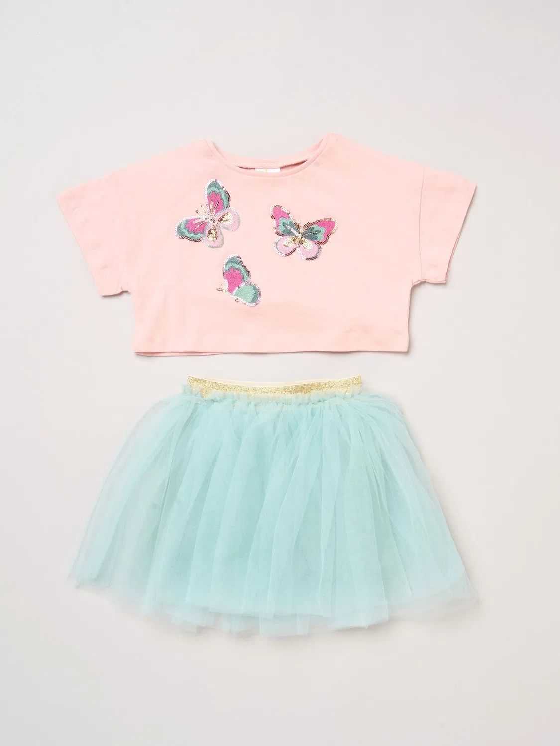 Комплект из футболки и юбки-пачки Miss, Baby Pink