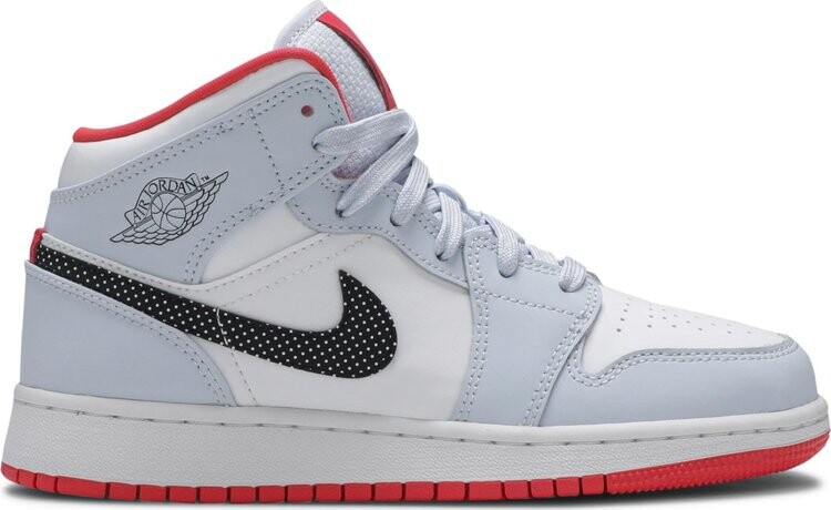 

Кроссовки Air Jordan 1 Mid GS Half Blue, синий, Синий;серый, Кроссовки Air Jordan 1 Mid GS Half Blue, синий
