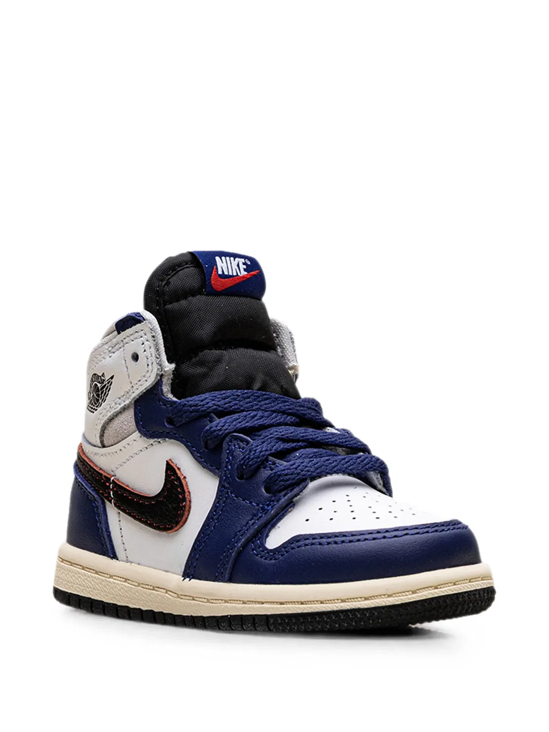 Кроссовки Air Jordan 1 Jordan Kids, белый — фото 2