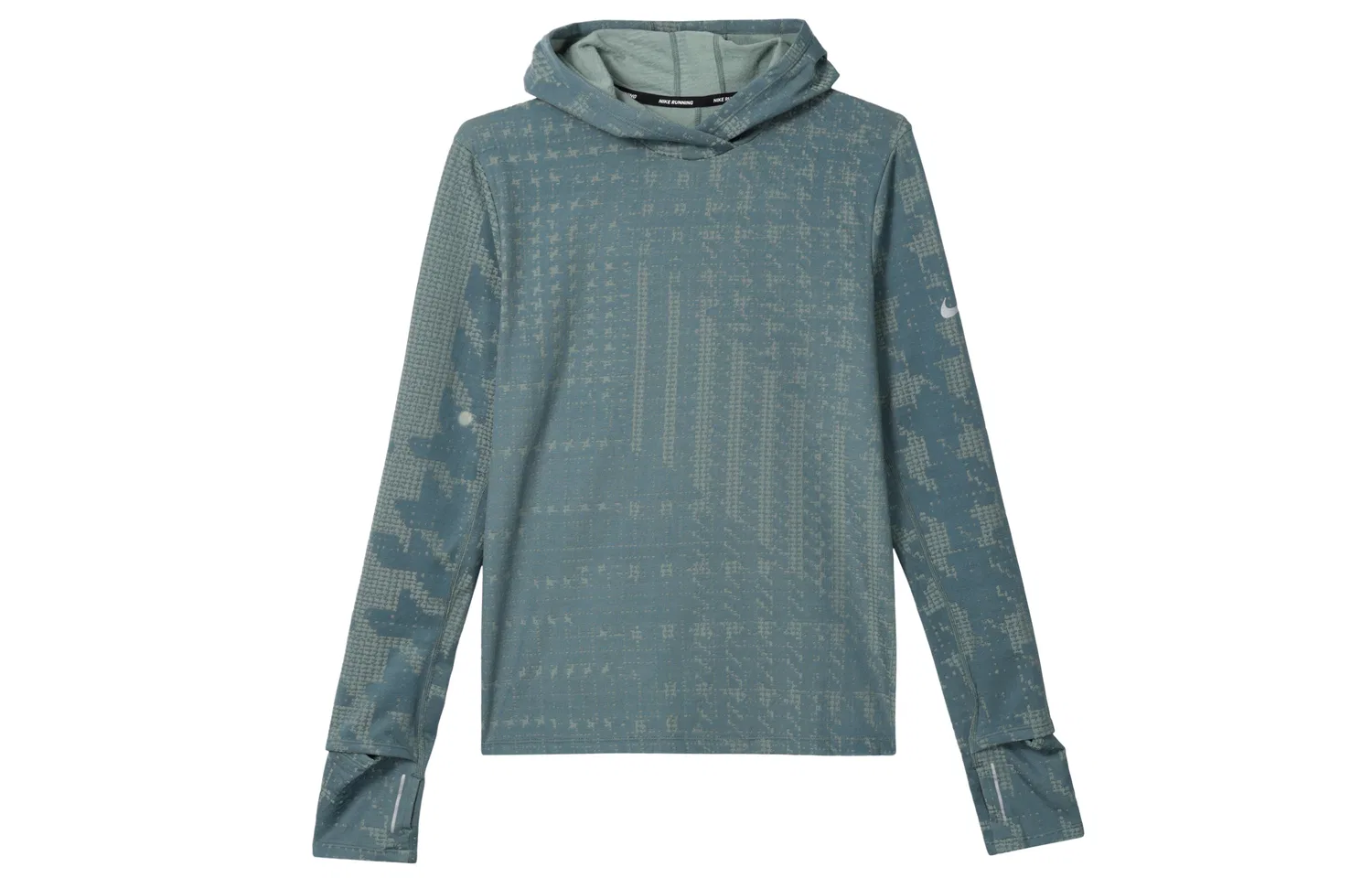 Женский свитшот в военном стиле Nike, Smoke Gray Jade