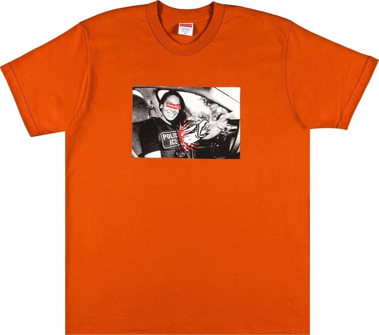 

Футболка Supreme x ANTIHERO ICE Tee 'Rust', оранжевый
