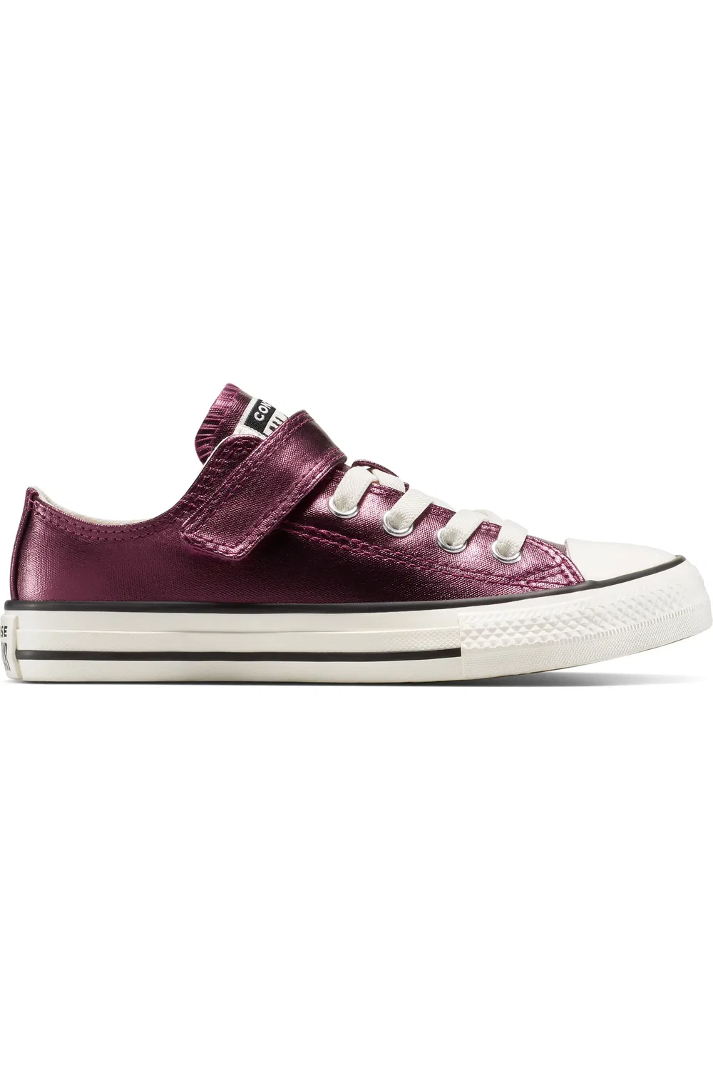 Кеды детские металлик на низком подъеме Chuck Taylor All Star Converse, Mesa Rose/Egret/Black — фото 2