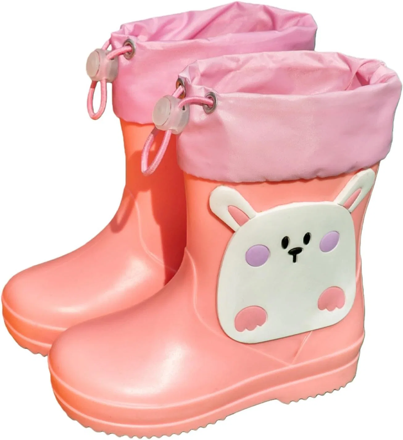 Детские резиновые сапоги для мальчиков с принтом, Pink