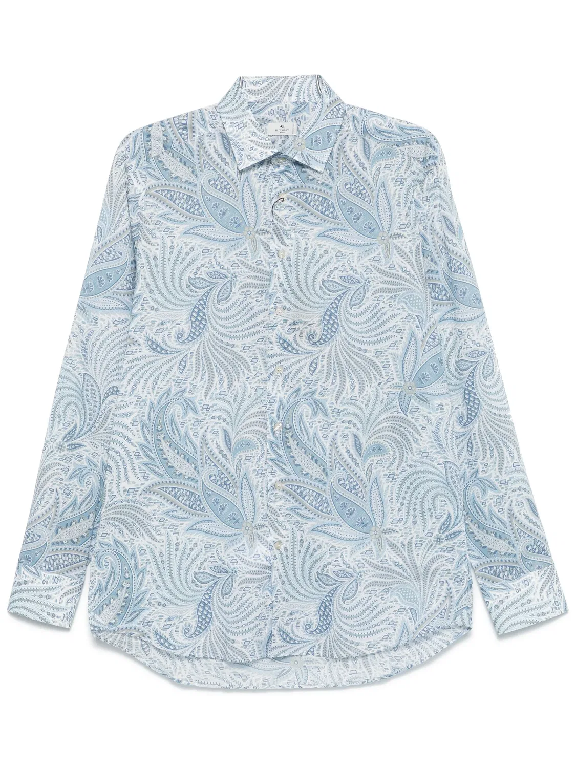 Рубашка с рисунком пейсли ETRO, синий