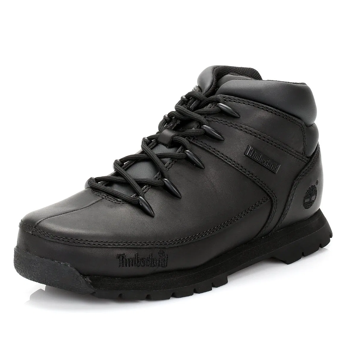 Детские ботинки для мальчиков кожаные Euro Sprint Timberland, Black Kb0