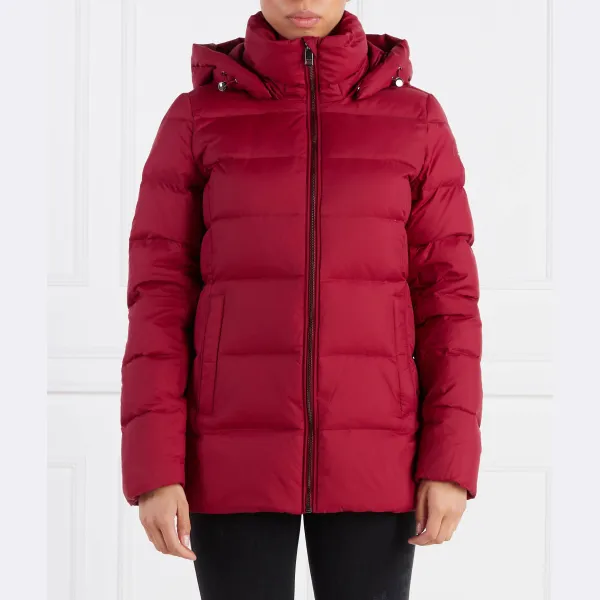 

Удлиненный пуховик Global Tommy Hilfiger, бургунди