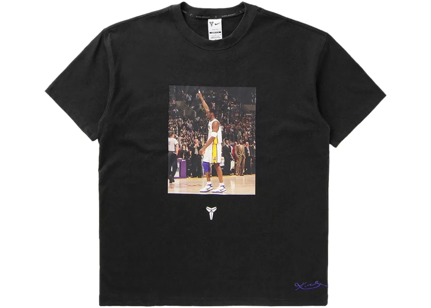 Мужская футболка с принтом Kobe Bryant 81 Points M90 SP26 Tee Nike, Black