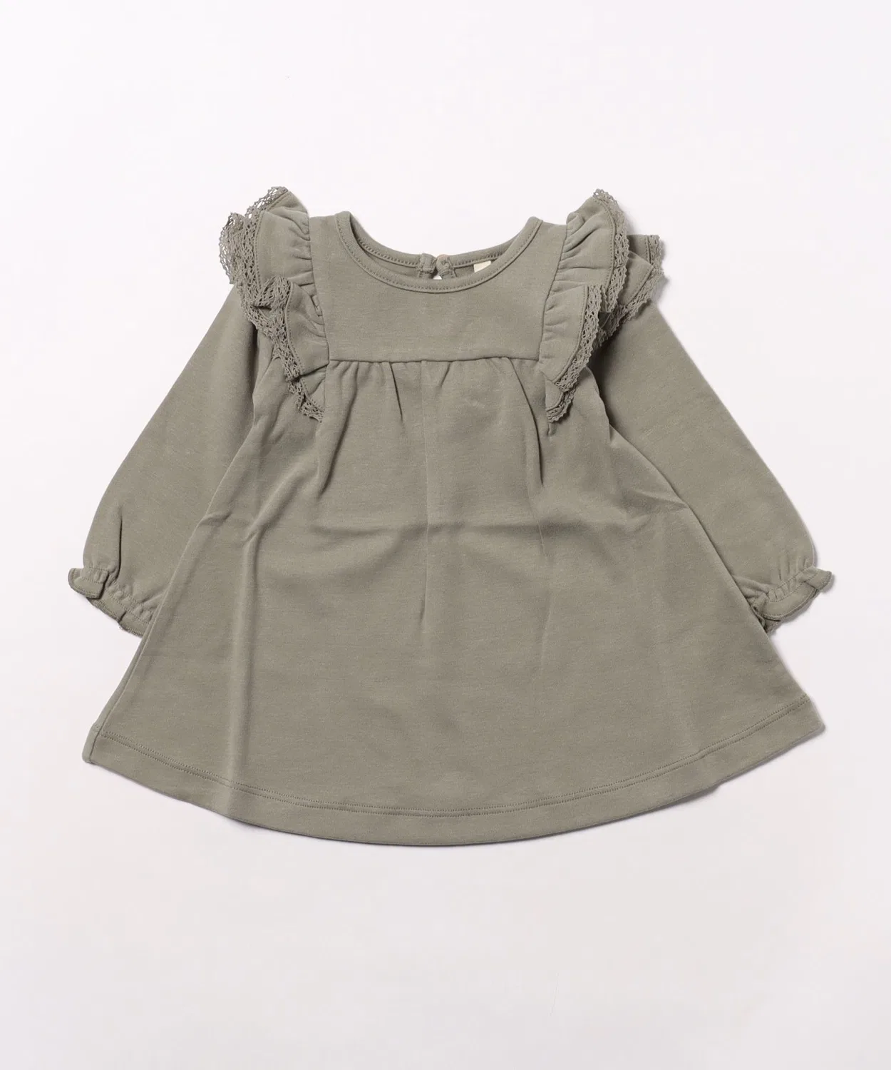 Детское платье с длинным рукавомFlutter Dress Basil ARCHIVER, Green