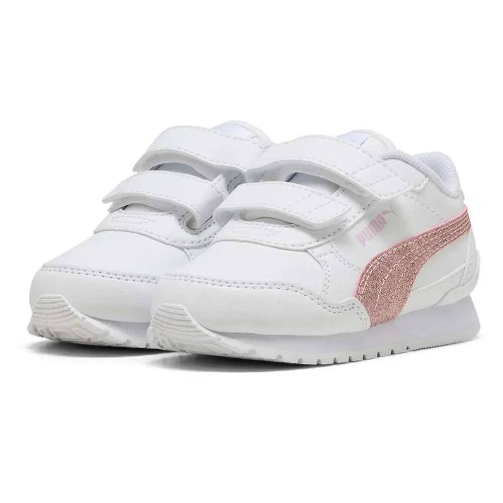 Кроссовки slip-on Puma ST Runner V4 SL Glitter V Inf, белый