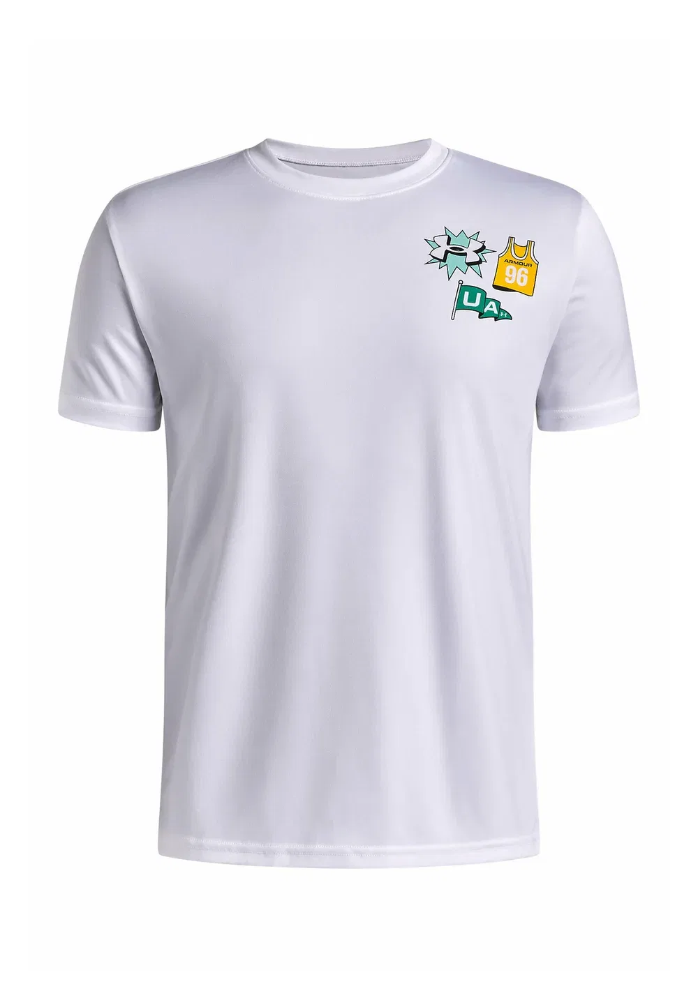 Техническая графика - спортивная футболка Under Armour, White