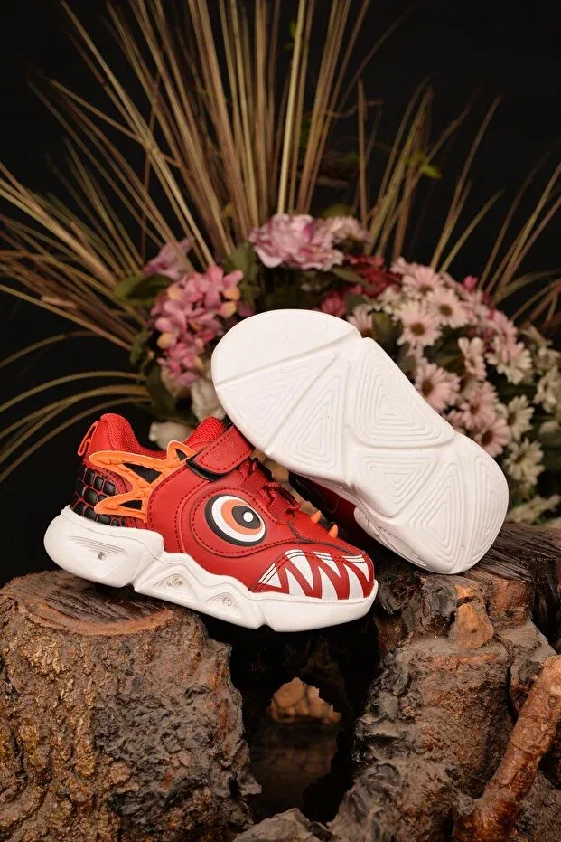Детские спортивные кроссовки для девочек водонепроницаемые Cool Kids, Red — фото 4