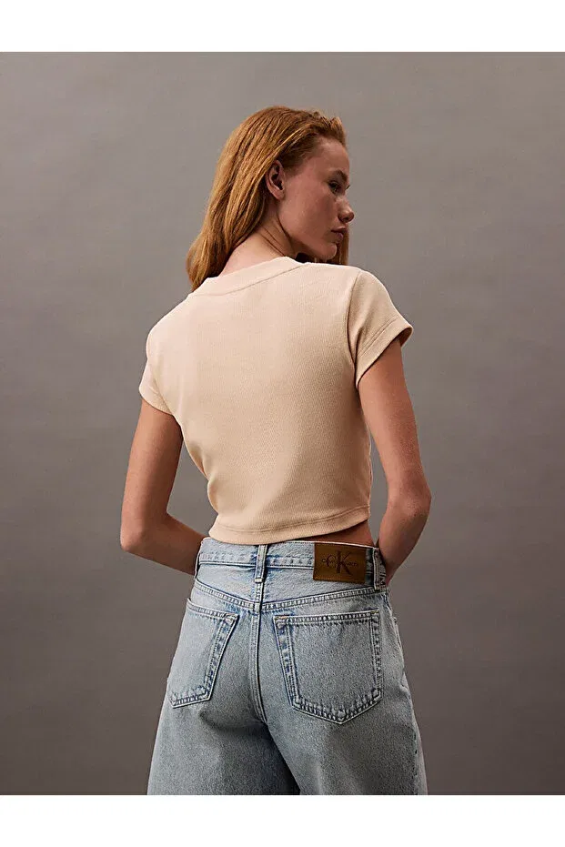 Женская футболка с коротким рукавом Calvin Klein, Salmon