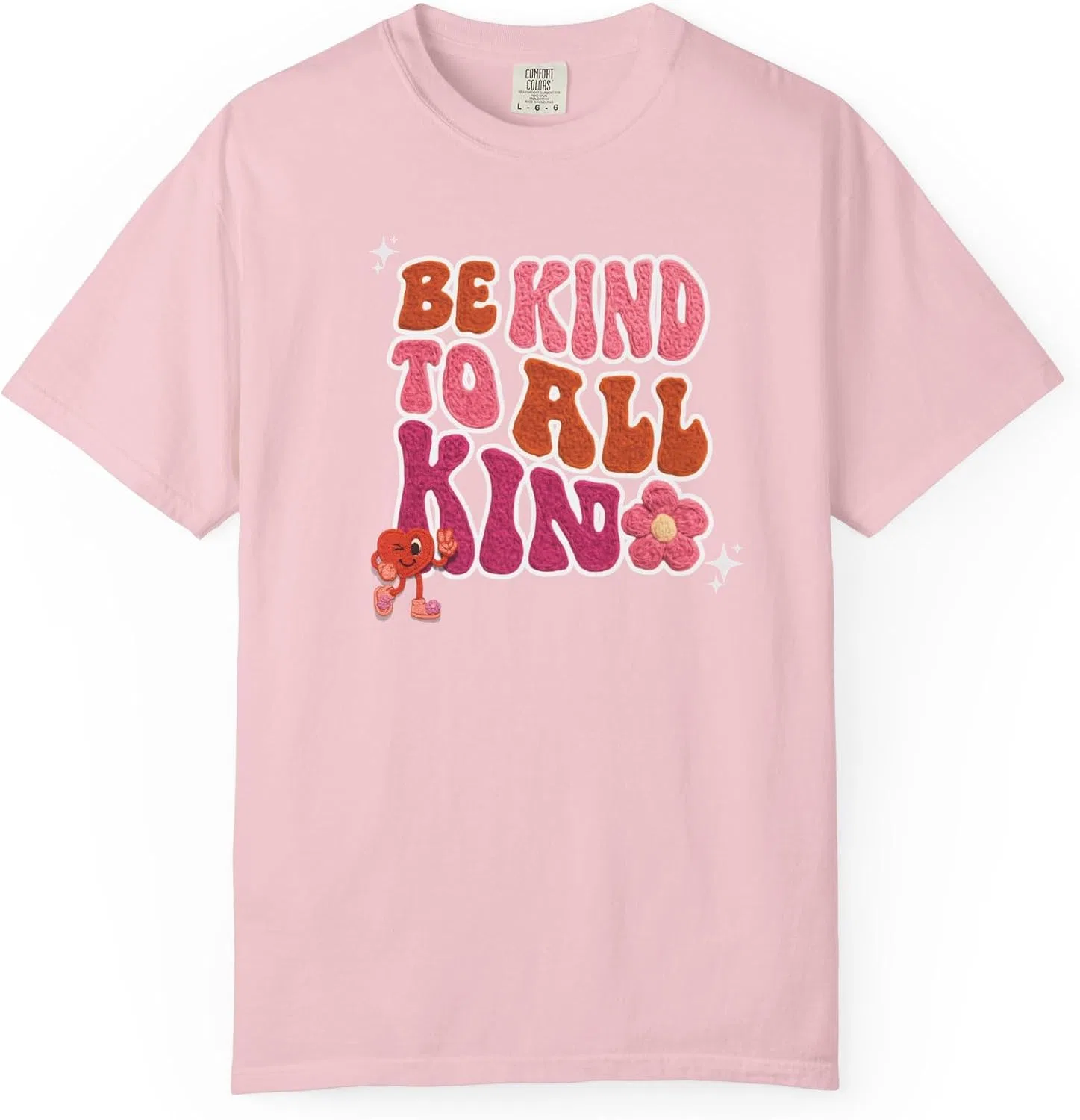 Женская футболка с ретро-принтом Be Kind to All Kinds, Blossom