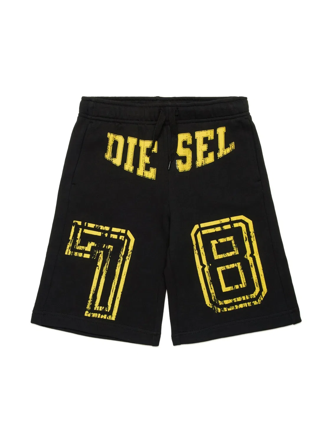 Шорты хлопковые черные Diesel, черный