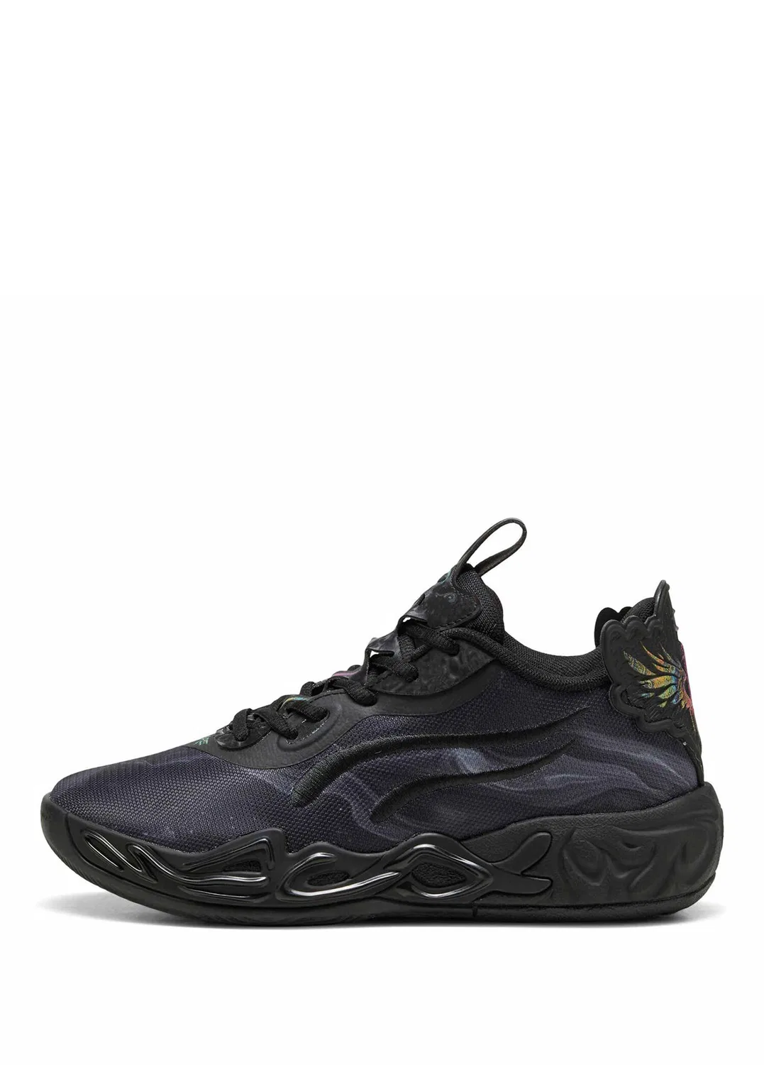 Кроссовки баскетбольные Puma MB.04 Lo Team, PUMA Black-Dark Amethyst — фото 3