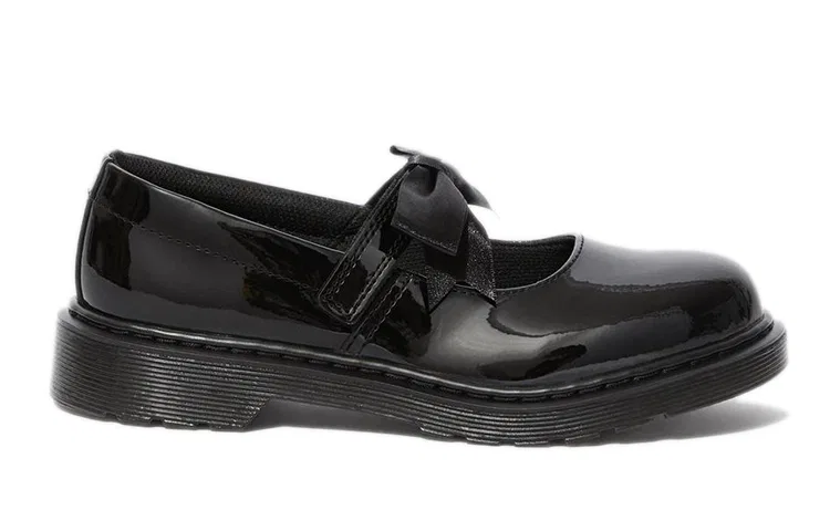 Детские кожаные ботинки Dr.Martens, Black — фото 4