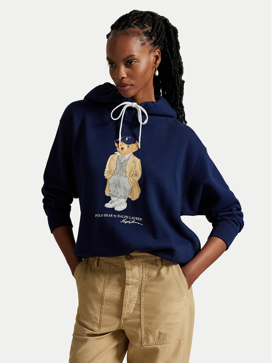 

Свитшот relaxed fit 211971757001 Polo Ralph Lauren, синий