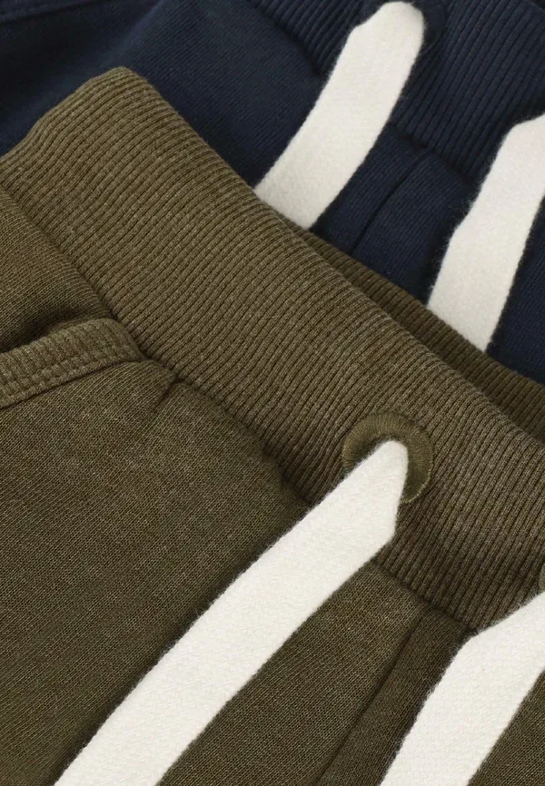 Брюки спортивные из хлопка 2 Pack Minymo Dark Olive, оливковый — фото 4
