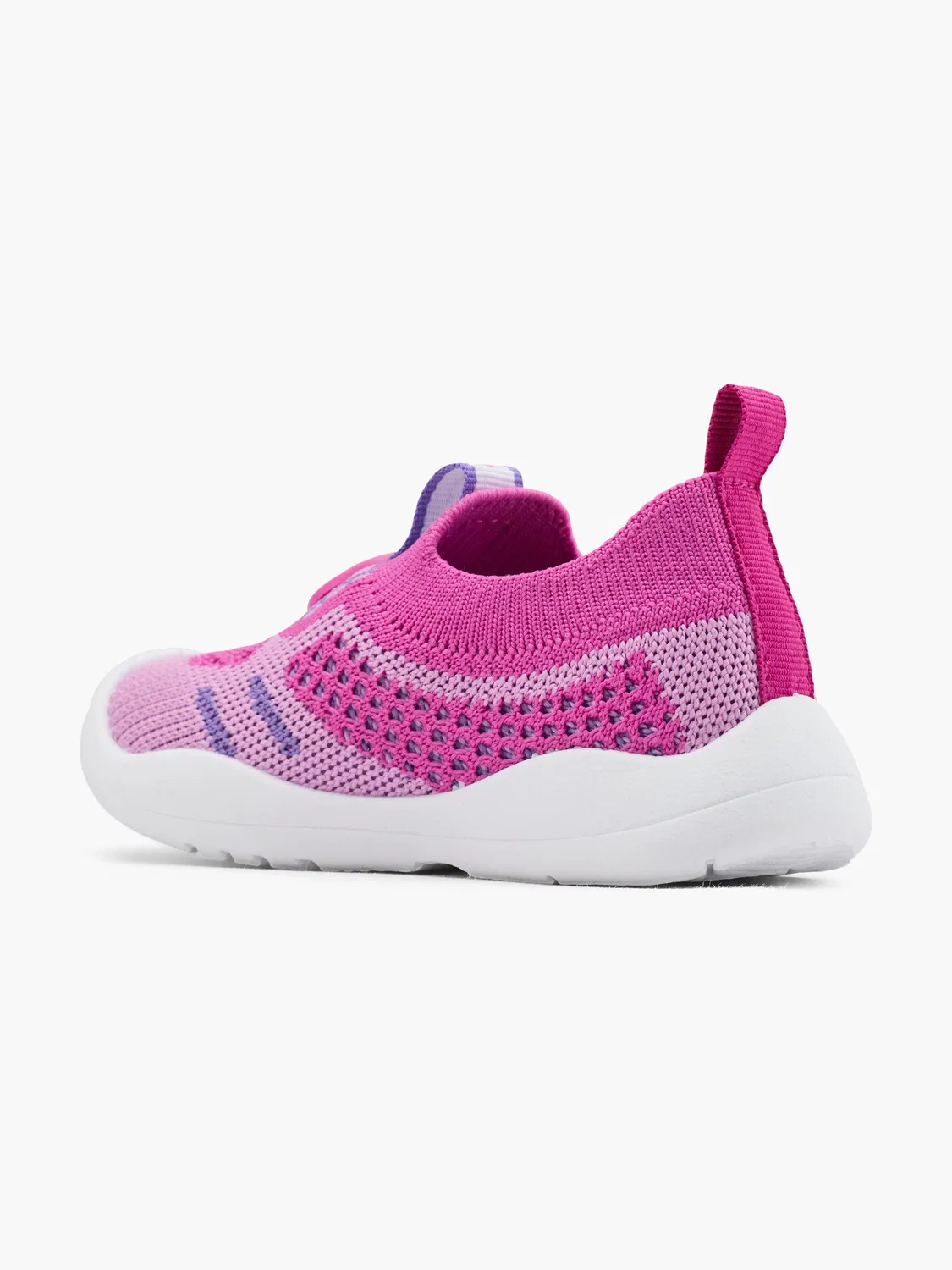Детские закрытые тапочки с эластичной вставкой elefanten, цвет Fuchsia — фото 3
