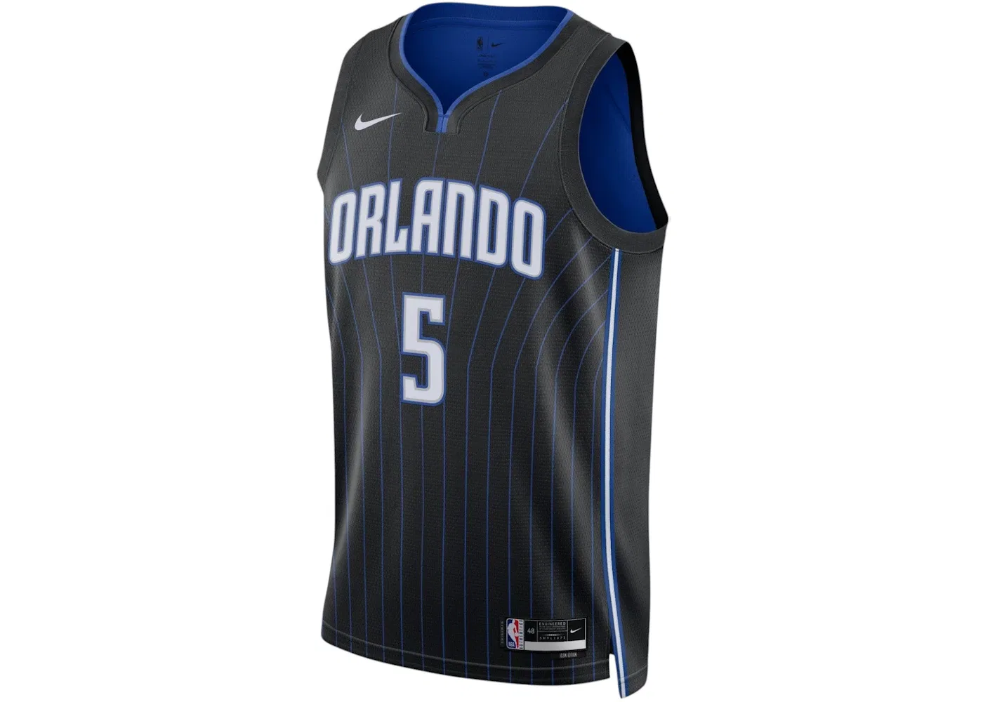 Мужская джерси с длинным рукавом Nike Dri-Fit Orlando Magic Paolo Banchero 22/23 Jersey, Black