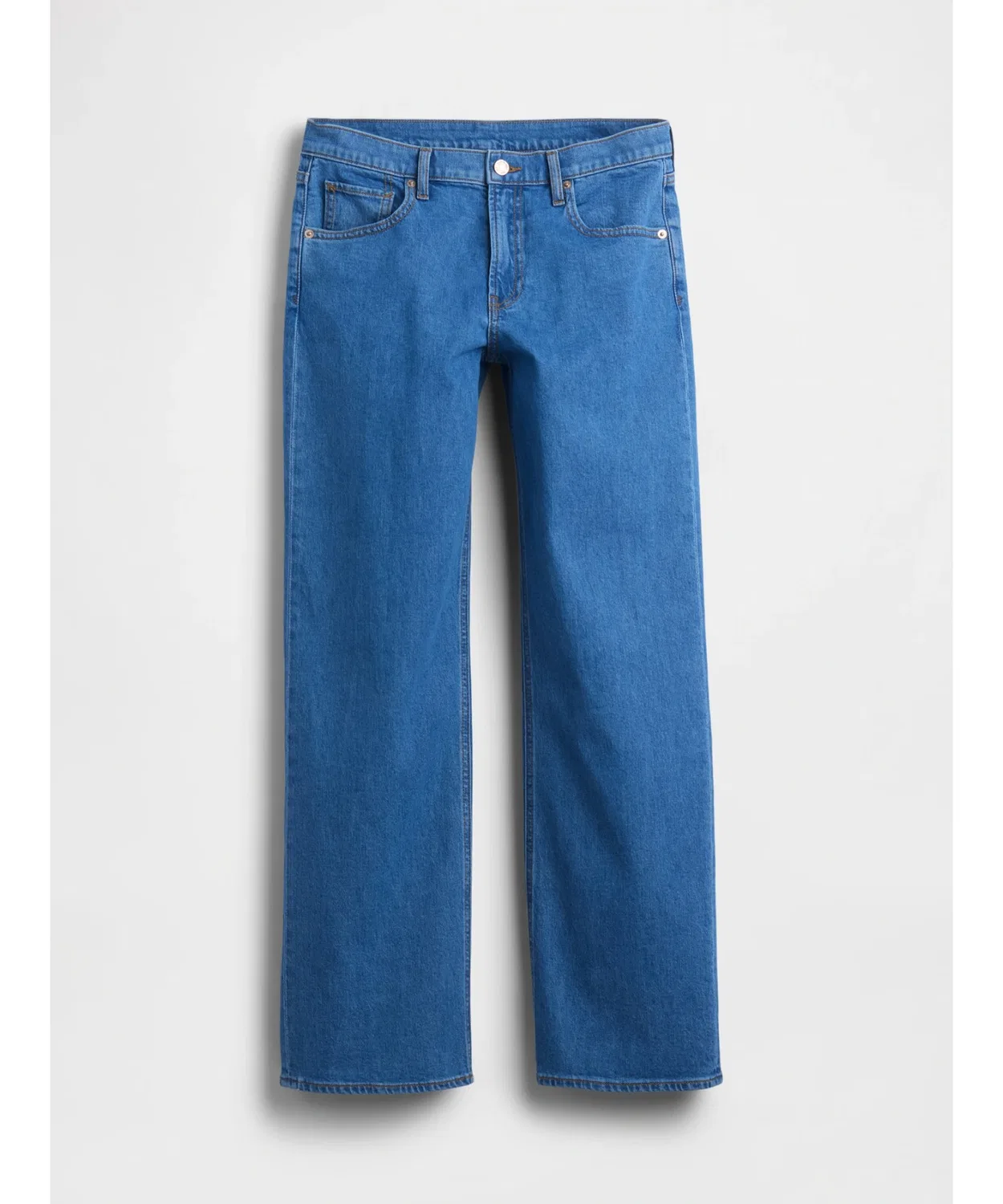 Женские джинсы свободного кроя с низкой посадкой '90s Loose Fit GAP, Indigo Blue — фото 3