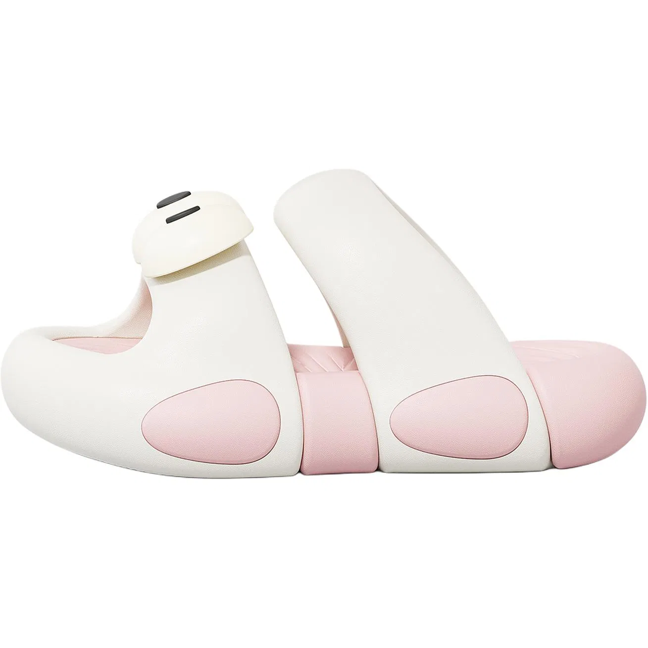 Детские домашние тапочки летние с декором Hodo Home Summer Slippers, White Pink