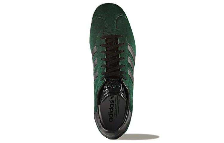 Кроссовки Adidas Originals Gazelle Skateboarding Unisex, темно-зеленый/черный — фото 3