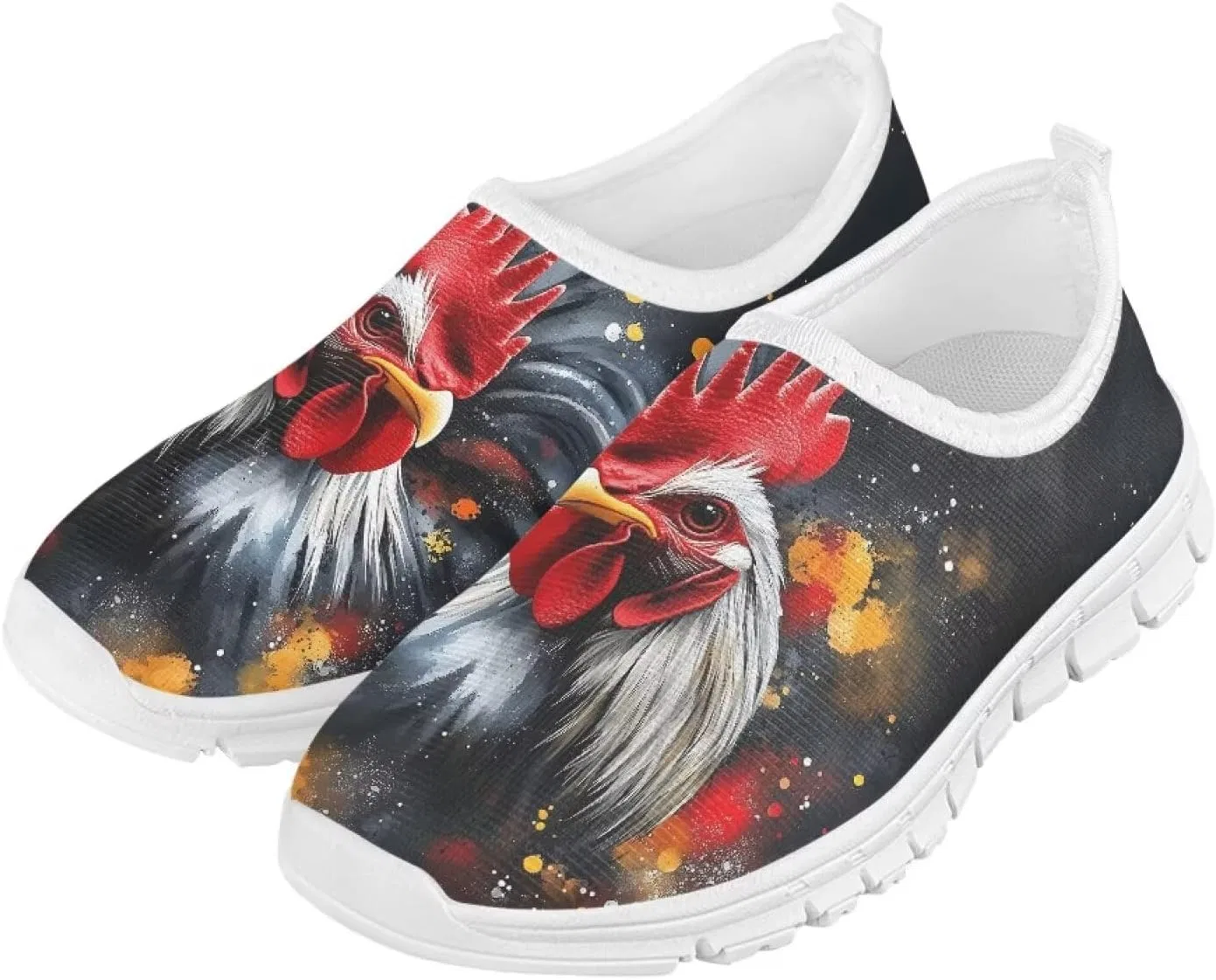 Детские кеды с принтом Cute Cartoon Animal Quxjehoe, Rooster