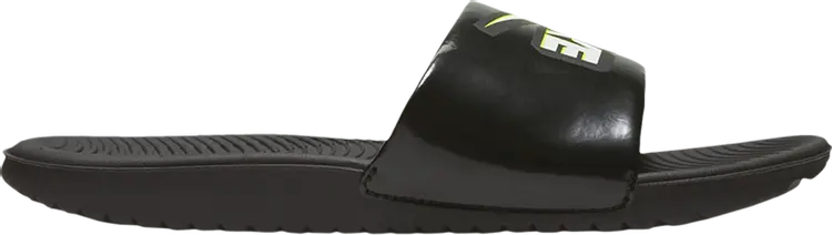 

Сандалии Nike Kawa Slide GS 'Black Volt', черный