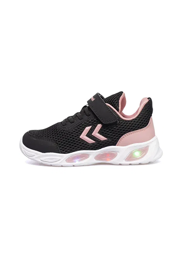 Детские кеды для девочек с подсветкой Astral jr Hummel, Black