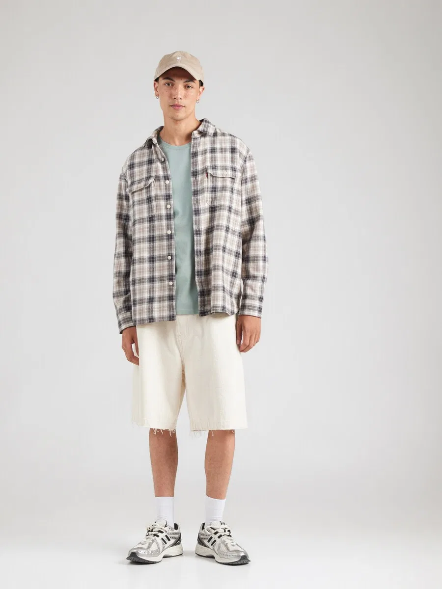 Футболка LEVI'S Original HM светло-зеленого цвета — фото 4