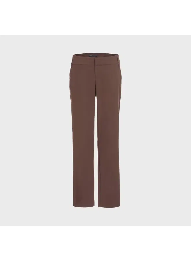 Брюки Zara, коричневый — фото 2
