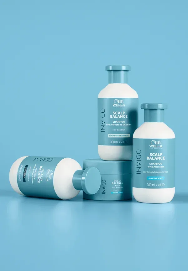 Шампунь для чувствительной кожи головы Invigo Scalp Balance Sensitive Shampoo Wella, 1000 мл — фото 4