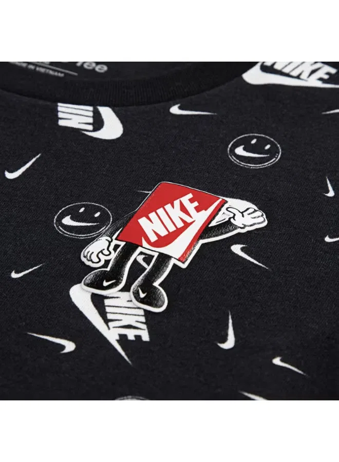 Футболка с принтом оверсайз с коротким рукавом Nike — фото 2