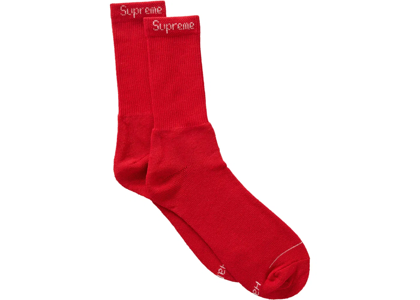 Детские носки Supreme Hanes Socks (4 Pack), Red — фото 2