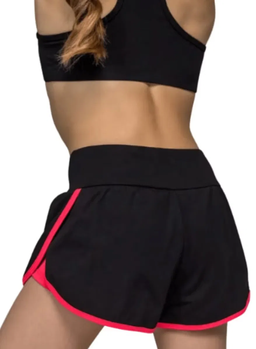 Шорты двойные с принтом Double Layer Shorts Onesports, черный — фото 3