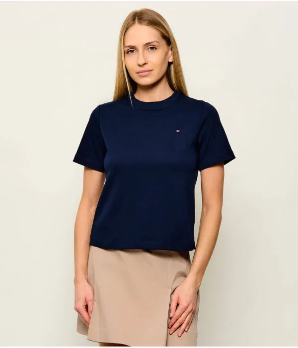 Женская футболка с коротким рукавом Tommy Hilfiger, Blu Marino