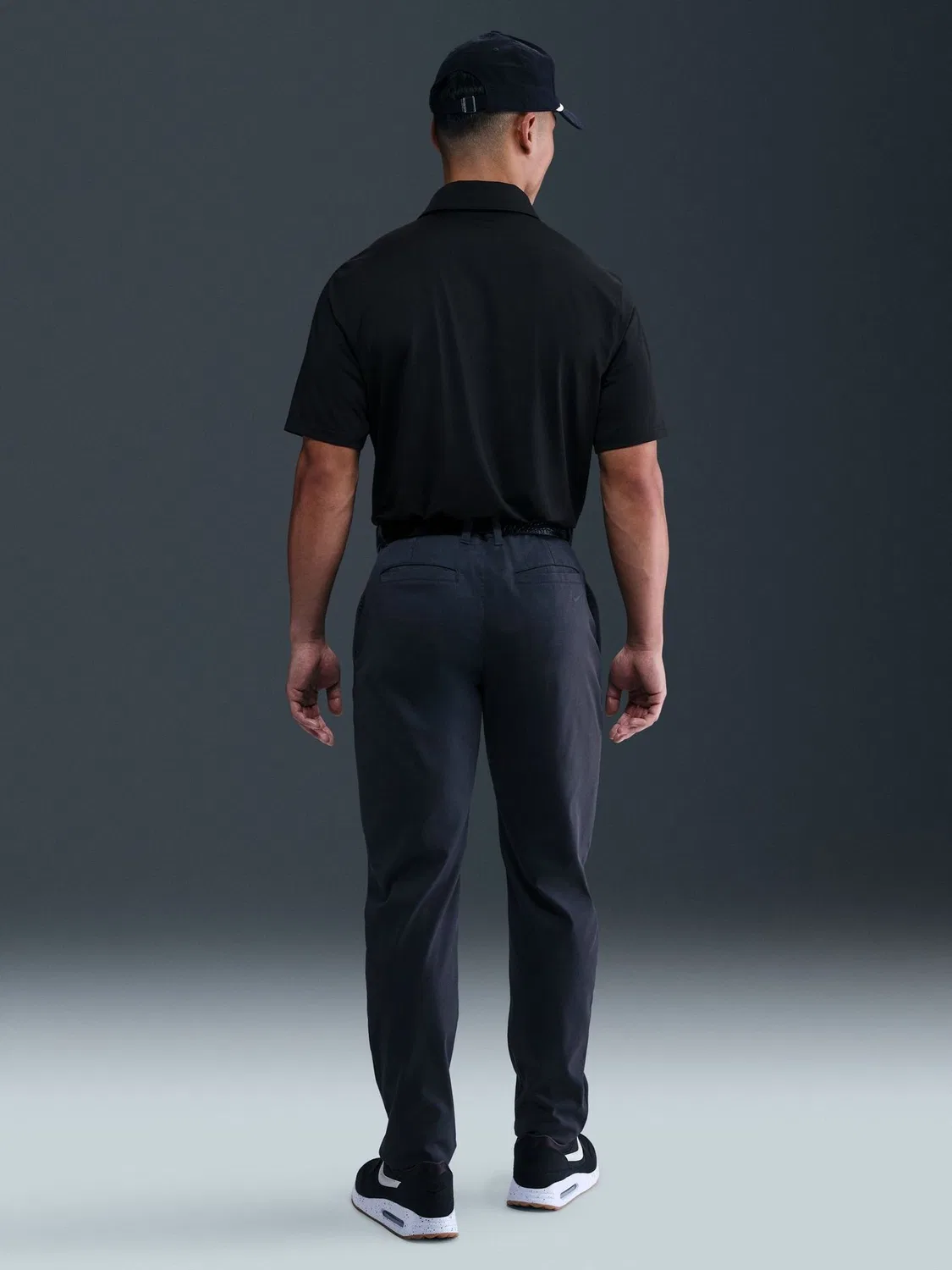 Поло для гольфа Nike Dri-FIT, черный — фото 3