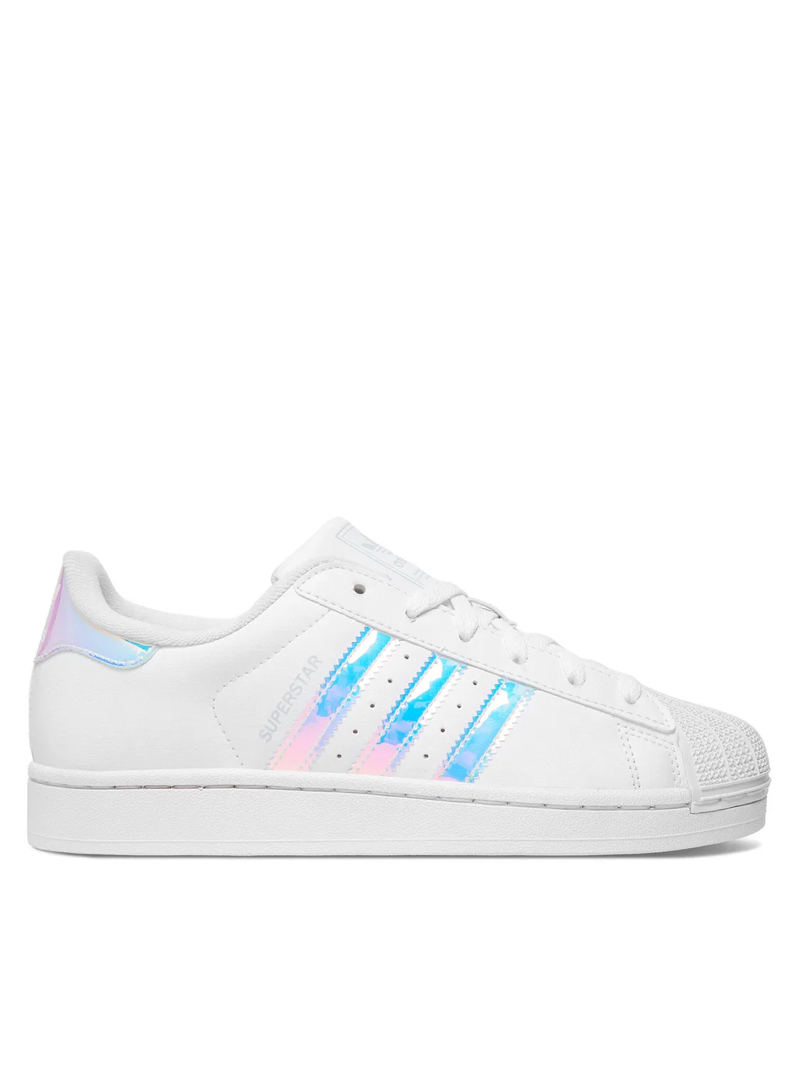 Кроссовки для девочки Superstar Adidas, белый