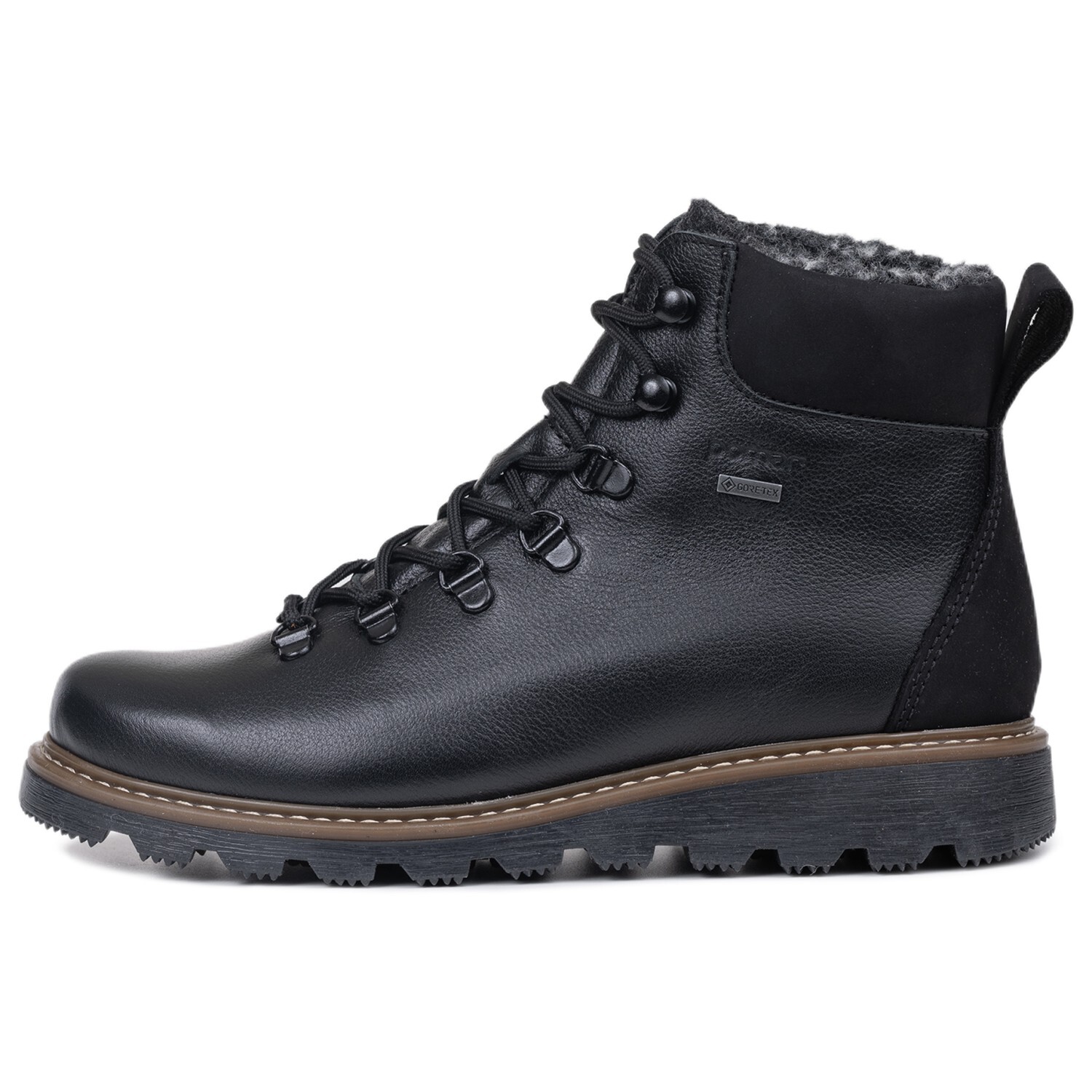 

Зимняя обувь Pomar Oras GTX Ankle Boot, цвет Black Nappa Rice/Black Waxy