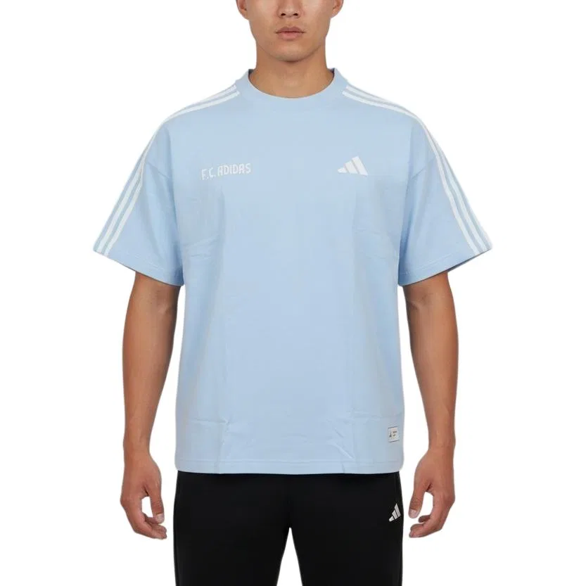 Футболка с круглым вырезом, Light Blue, Adidas
